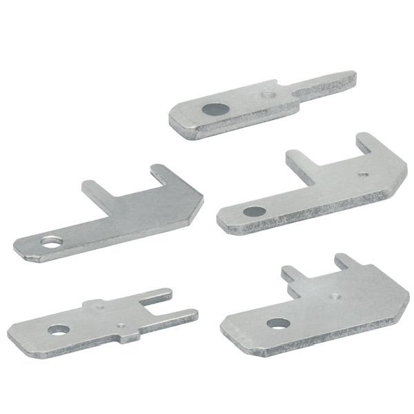KLAUKE Flachstecker n. DIN 2,8x0,8mm verzinnt zum Einlöten -Art.2025