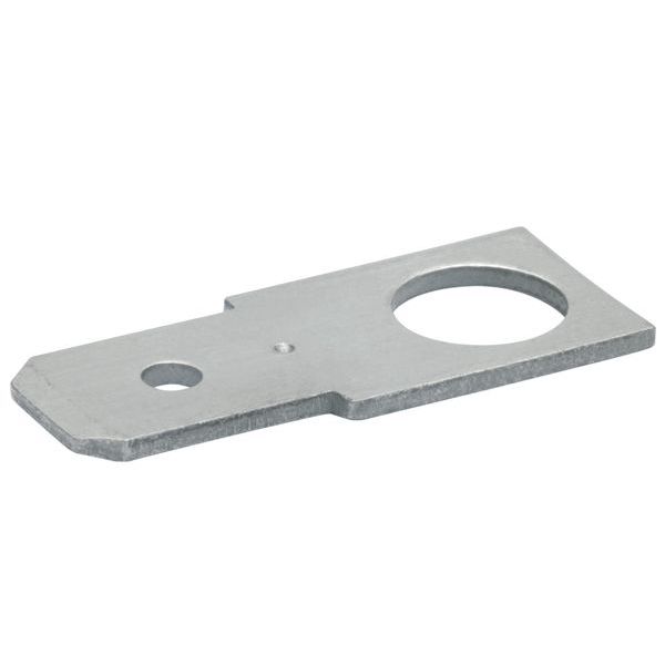 KLAUKE Flachstecker n. DIN 6,3x0,8mm Bohr-D: 4,3mm gerade VZ -Art.2140