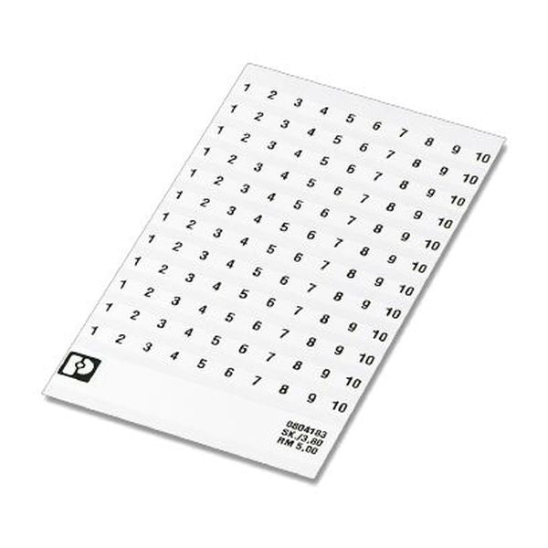 PHOENIX CONTACT Marker SK 5/3,8: FORTL.ZAHLEN 11-20 -Art. 0804183:0011
