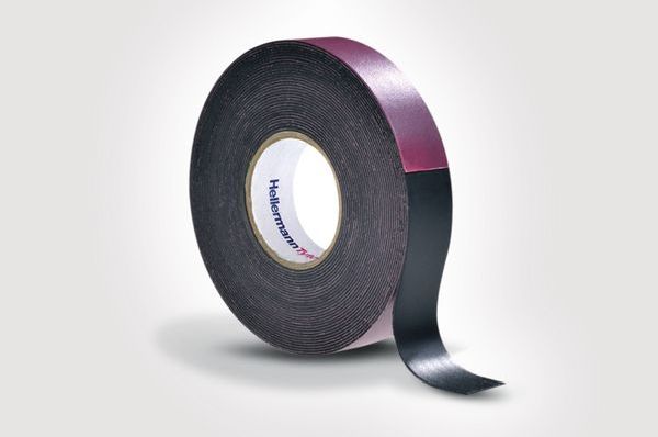 HELLERMANNTYTON Isolierband HTAPE Power 600 BK 19x6,7 -Art.711-10200