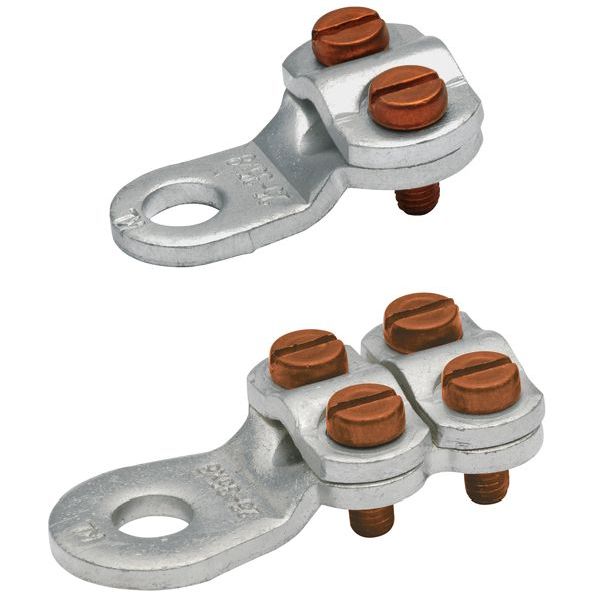 KLAUKE Klemmkabelschuh gestanzt 25-35qmm M12 4 Schrauben VZ -Art.585R12