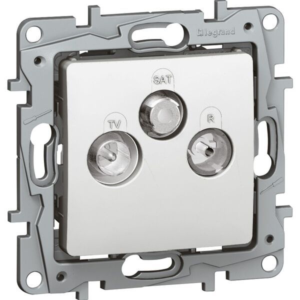LEGRAND Einzeldose 664763 Niloe TV-SAT ultraweiss -Art. 664763
