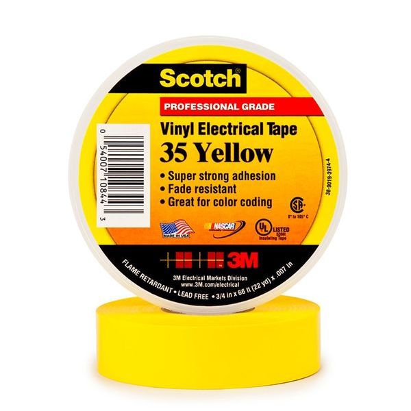 3M Band Scotch35-19x20ye NR.35 19mmx20m gelb -Art.7100238736