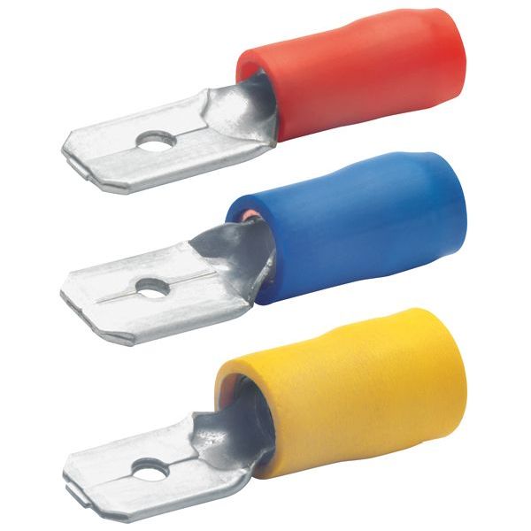 KLAUKE Flachsteckhülse 4,8x0,8mm 0,5-1qmm isoliert verzinnt -Art.8203B