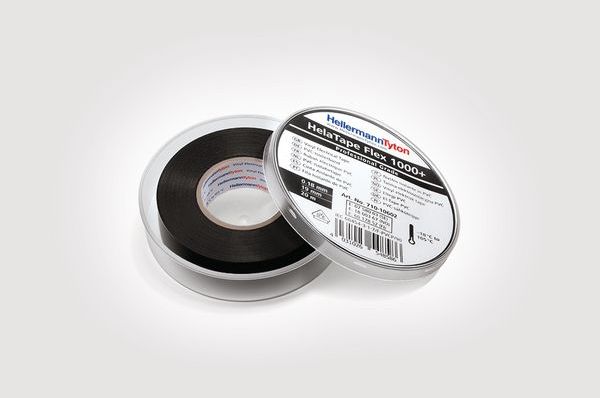 HELLERMANNTYTON Isolierband HTAPE-FLEX1000+ 19x20 PVC BK -Art.710-10602