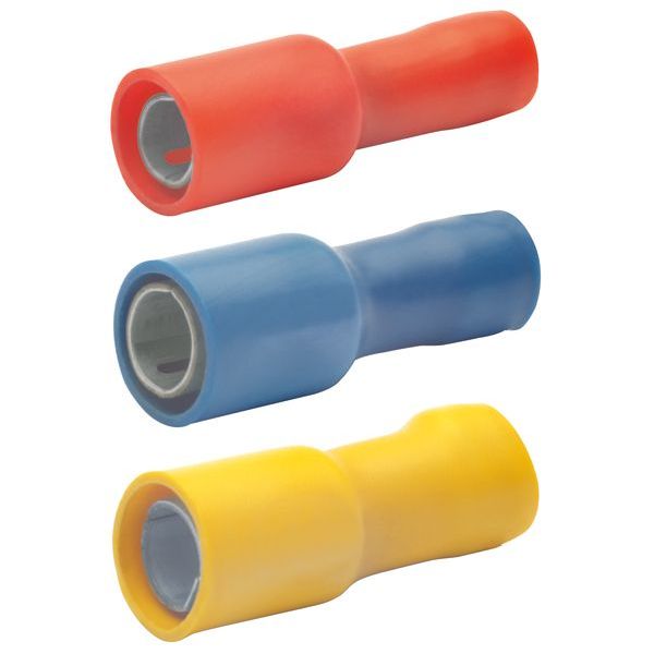 KLAUKE Rundsteckhülse D: 5mm 4-6qmm PVC VZ vollisoliert -Art.950