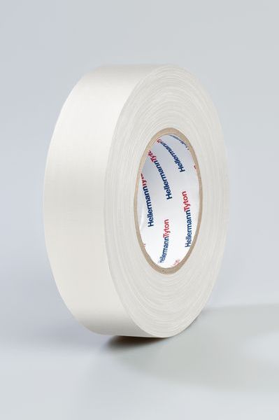 HELLERMANNTYTON Gewebeband HTAPE-TEX-19x10-CO-WH (10) 19mmx10m weiß -Art.712-00205