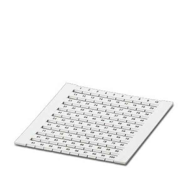 PHOENIX CONTACT Marker ZBFM 6/WH, LGS: 1-100 weiss beschriftet -Art. 0800284