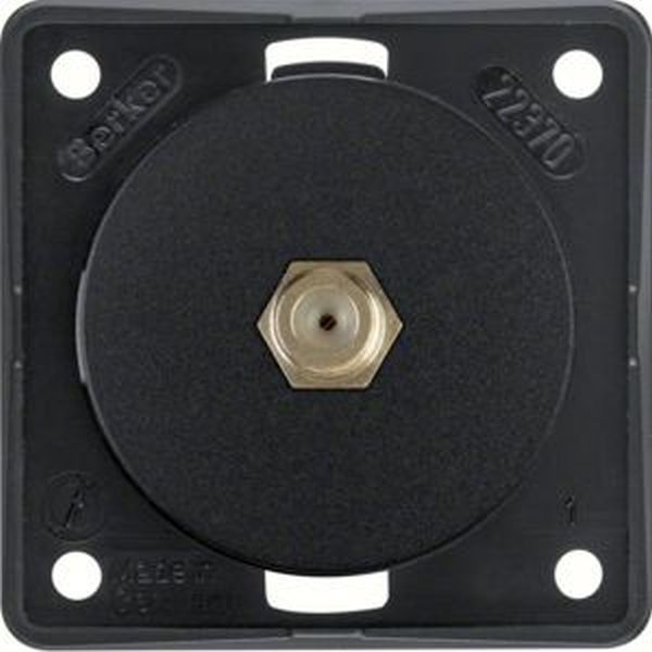 BERKER Antennenverbinderdose 9451905 SAT schwarz matt -Art. 9451905
