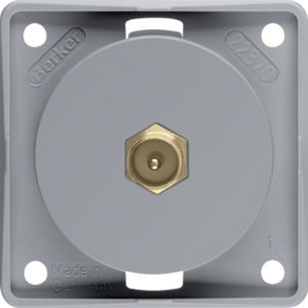 BERKER Antennenverbinderdose 945812506 grau matt -Art. 945812506
