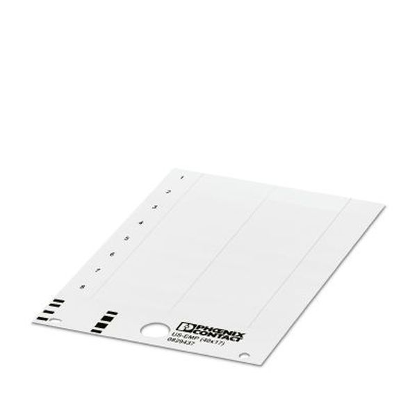 PHOENIX CONTACT Einrastschildchen US-EMP (40X17) weiss unbeschriftet -Art. 0829437