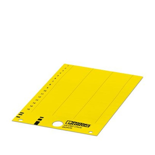 PHOENIX CONTACT Einrastschildchen US-EMP (29X8) YE gelb unbeschriftet -Art. 0829440