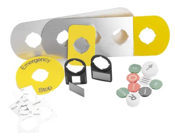 ABB STOTZ-KONTAKT Beschriftungsschild SK615562-87 Poti Symbol -Art. SK615562-87