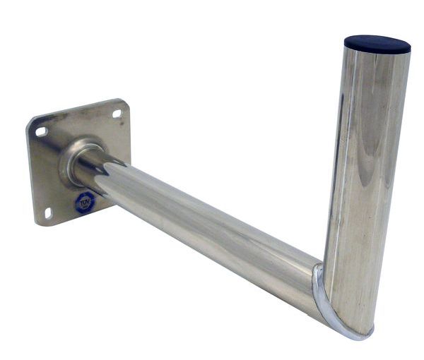 TELEVES Deutschland Winkelwandhalter ALU Rohr ALU450 D=50mm Abst. 450mm TÜV geprüf -Art. X2007
