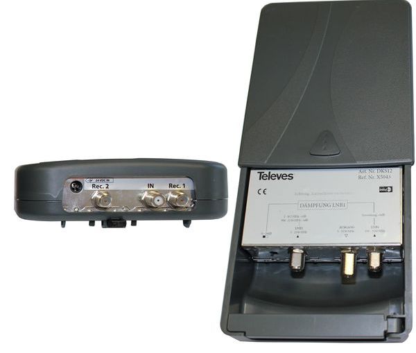 TELEVES Deutschland Frequenzumsetzerset DKS12 Seet: 1 x DKS 1 & 1 x DKS 2 -Art. X5043
