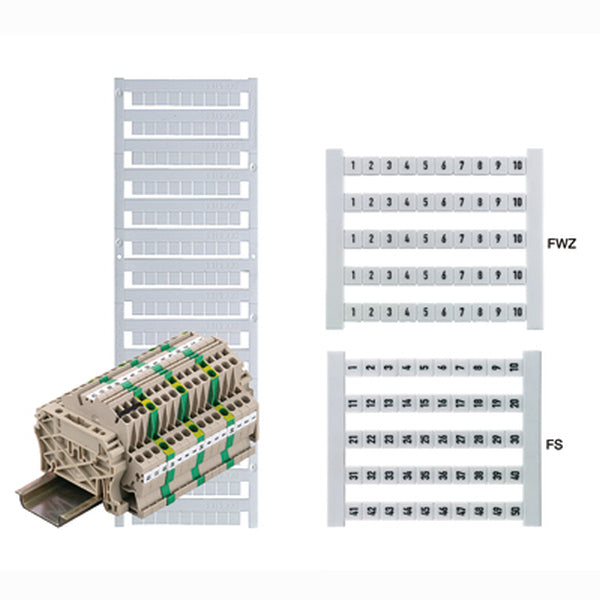 WEIDMÜLLER Klemmenmarkierung DEK 5 FWZ 2,4,6-20 -Art. 0236160000
