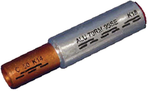 INTERCABLE Al/Cu Pressverbinder ICALCU500400V Teil 1+2 rm/sm rm/sm bk -Art.182010