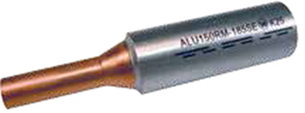 INTERCABLE Al-Pressverbinder mit CU-Bolzen ICALCU70B10V 70qmm rm/sm 95qmm 10mm -Art.182015