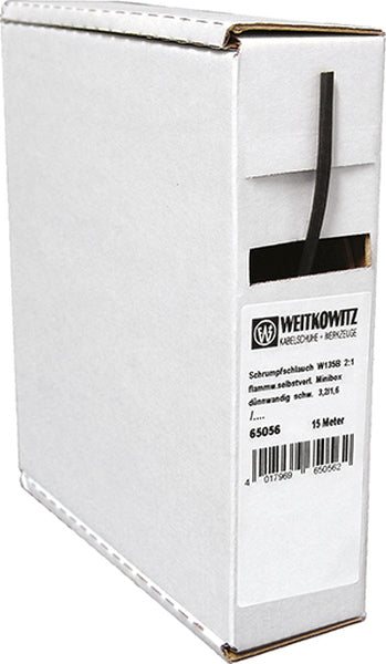 INTERCABLE Schrumpfschlauch ICC65050 MB Typ W135B 2:1 sw 1,6/ 0,8mm -Art. 183262