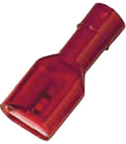INTERCABLE Flachsteckhülse ICIQ125FHVI 0,5-1qmm 2,8x0,5 rot Messing -Art.180824