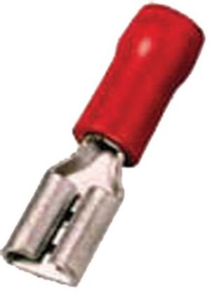 INTERCABLE Flachsteckhülse ICIQ168FH 0,5-1qmm 6,3 x 0,8 rot -Art.180853