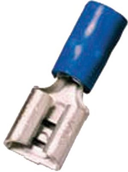 INTERCABLE Flachsteckhülse ICIQ268FH 1,5-2,5qmm 6,3 x 0,8 blau -Art.180895