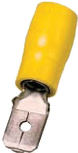 INTERCABLE Flachstecker ICIQ668FS isoliert 4-6mm gelb MS -Art.180932