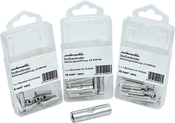 INTERCABLE Stoßverbinder R-Serie ICR16VSB10 16qmm Mittenanschl verz 10Stk -Art.182321