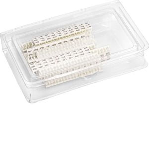 HAGER Bezeichungsclip KWL002 0-100 25 Äste -Art. KWL002
