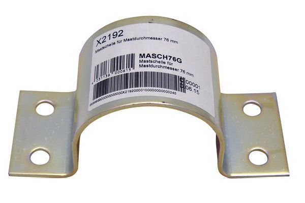 TELEVES Deutschland  Mastschelle MASCH76G D=76mm verzinkt 2 Löcher -Art. X2192
