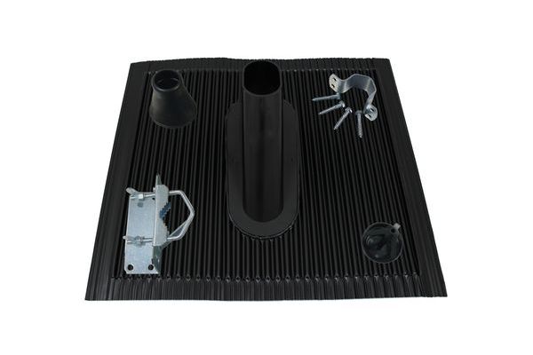 TELEVES Deutschland Mastzubehör-Set MAZ4850S 48/50 mm Aluziegel schwarz -Art. 244023
