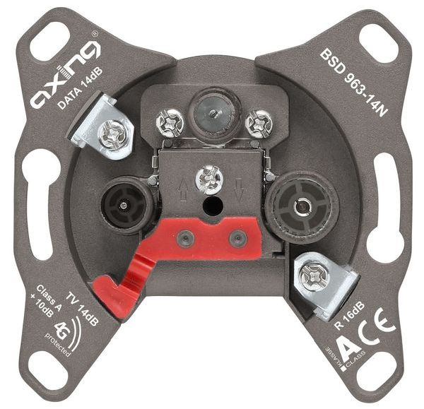AXING Antennensteckdose BSD 963-14N 14dB -Art. BSD96314N
