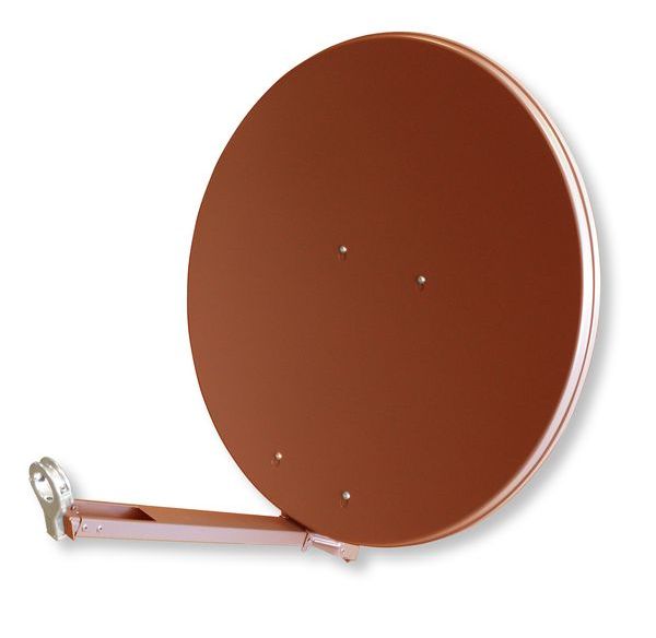 TELEVES Deutschland Alu-Reflektor S100-Z 95x105cm ziegelrot Feedaufn. 40mm -Art. X7099
