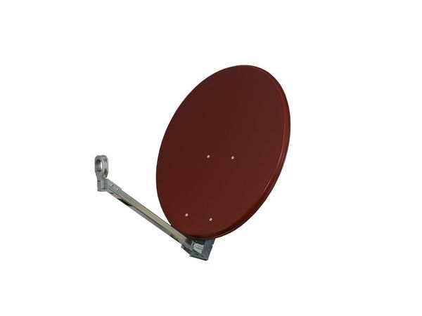 TELEVES Deutschland Alu-Reflektor ziegelrot S660-Z 67x71cm einarm Guss-Feedhalter -Art. 790403
