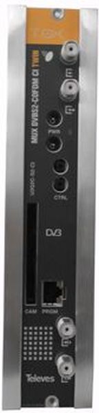 TELEVES Deutschland T-0X Multiplexumsetzer U3Q2C-S2-CI DVB-S2 in 2 x COFDM mit CI -Art. 564301
