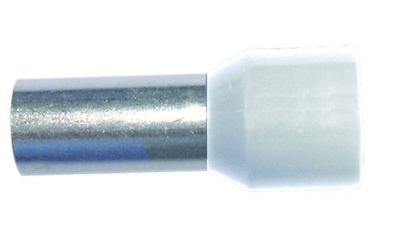 KLAUKE Aderendhülsen 0,75qmm/8mm PAEH 075/8 weiss isoliert VE500 -Art.05101049