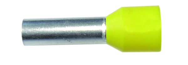Intercable Aderendhülsen 6,0qmm/12mm PAEH 600/12 gelb isoliert VE100 -Art. 05101091