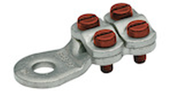 KLAUKE Klemmkabelschuh gestanzt 50-70qmm M12 4 Schrauben VZ -Art.587R12