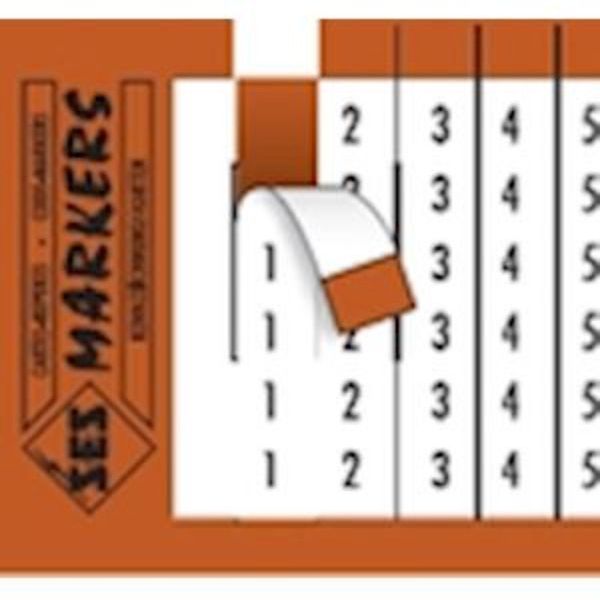 SES Bezeichnungskarte Markers E38 1 weiss -Art. 030100010011
