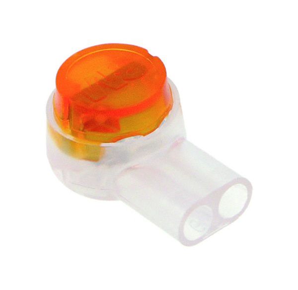 CORNING CABLE Einzeladerverbinder 2-Adern UY2 0,4-0,9 gefüllt orange PK=100Stck -Art.1024006
