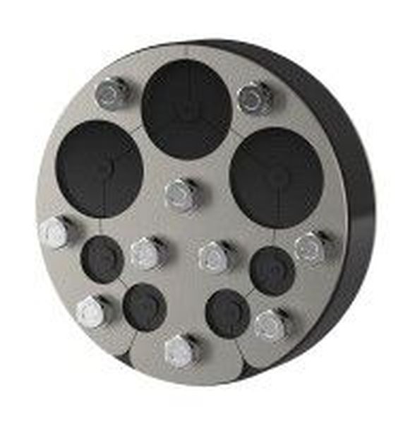 HAUFF Ringraumdichtung HRD200 SG 3x6-54+4x6-26 b40 A2/EPDM50 -Art.2700107000