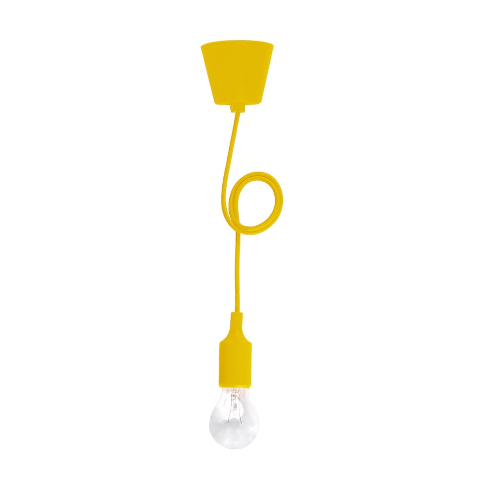 Erste Pendelleuchte Vogue, gelb, 1 x E27, 60 W