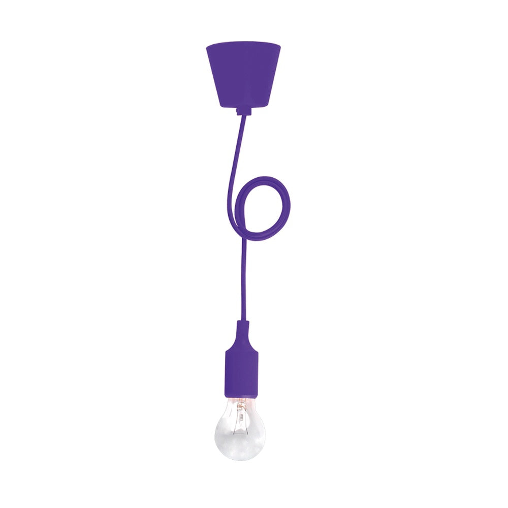 Erste Pendelleuchte Vogue, lila, 1 x E27, 60 W