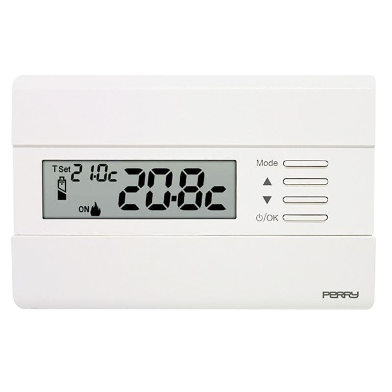 Perry 1TPTE011B Uhrenthermostat mit Display
