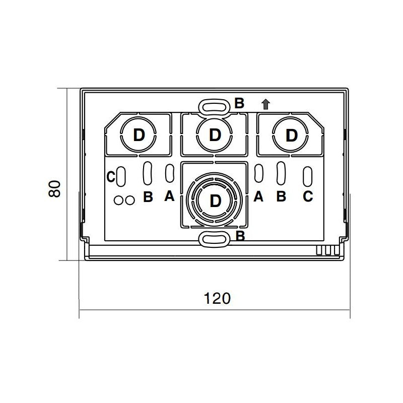Perry 1TPTE011B Uhrenthermostat mit Display