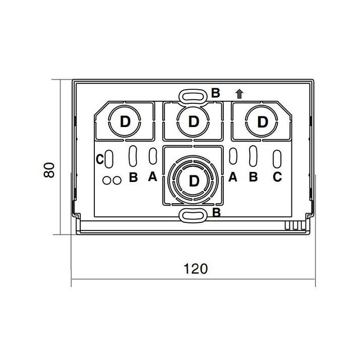Perry 1TPTE011B Uhrenthermostat mit Display