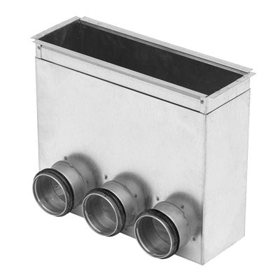 Lindab PGFU 3010 76 2 – Anschlusskasten (Plenumbox), Anschluss Ø 76 mm