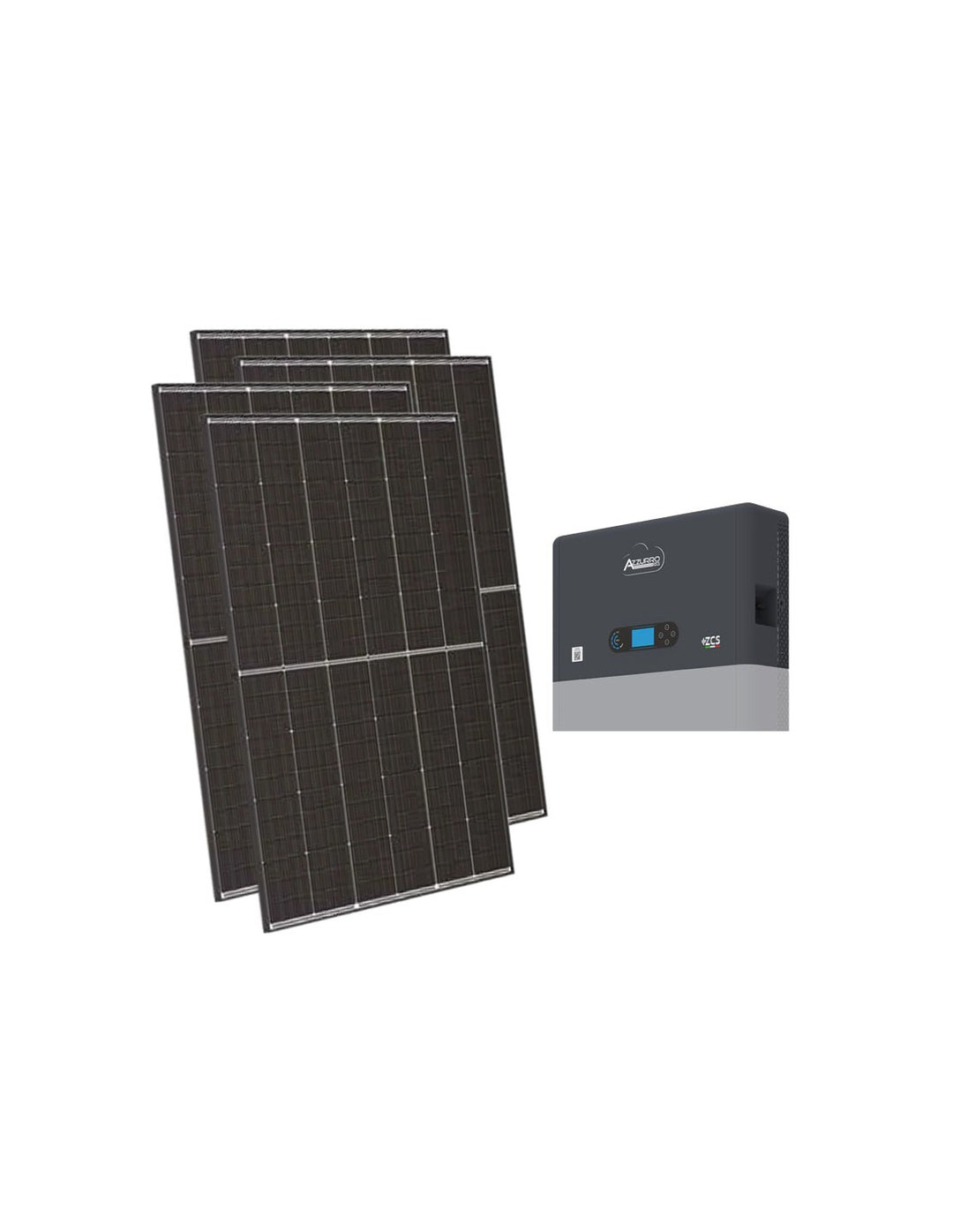 Photovoltaik-Kit Einphasig 6300W Wechselrichter ZCS Azzurro 6kW fur Akkumulation