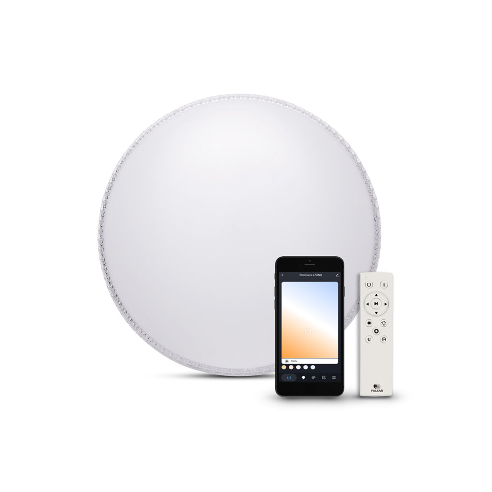 Pulsar Smart-LED-Deckenleuchte Lord Ring 36 W, WLAN/Bluetooth, IP20