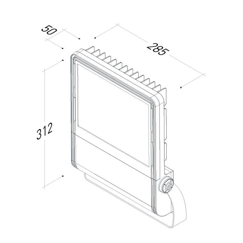 Playled ERX BGCL12030R LED-Flutlicht 120 W